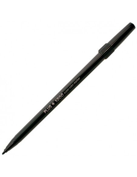 Rotulador Punta Fibra Plus Office Plus 1200 Negro