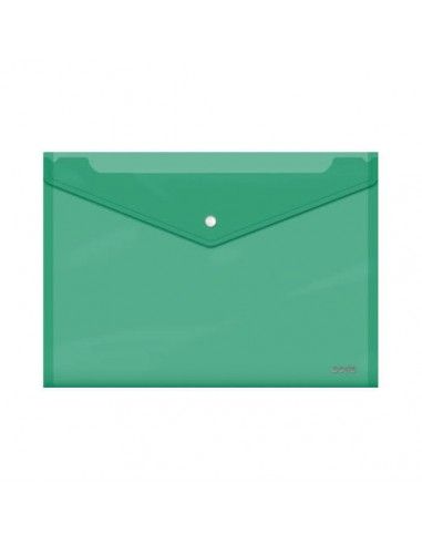 DOHE SOBRES POLIPROPILENO BROCHE VERDE FOLIO...