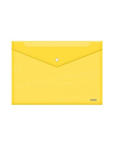 DOHE SOBRES POLIPROPILENO BROCHE AMARILLO FOLIO...
