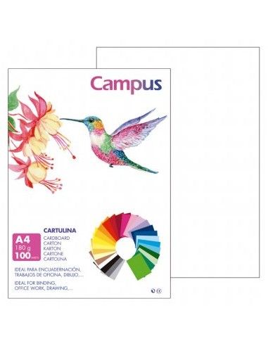 Cartulina Campus A4 Blanco 180g