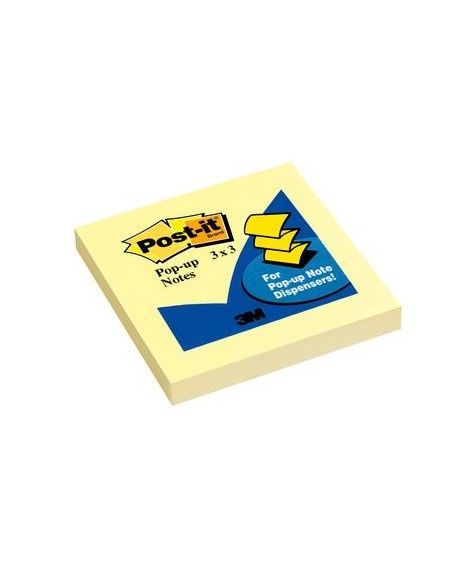POST-IT PACK 6 BLOC DE NOTAS ADHESIVAS ZIG-ZAG AMARILLAS 100 HOJAS (76X76)