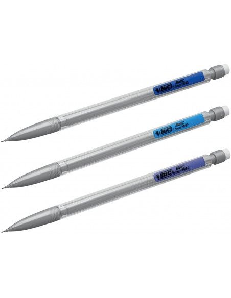 Bic Matic Original Fine Portaminas 0.5mm HB con Goma - Punta Retráctil