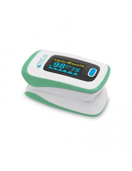 Jocca Pulse Oximetro - Pantalla Oled - Diseño Intuitivo - 6 Modos de Visualizacion - Apagado Automatico