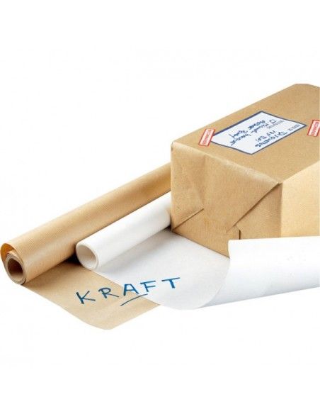 Sadipal Papel de Embalaje Kraft Verjurado 5mx1m Marrón