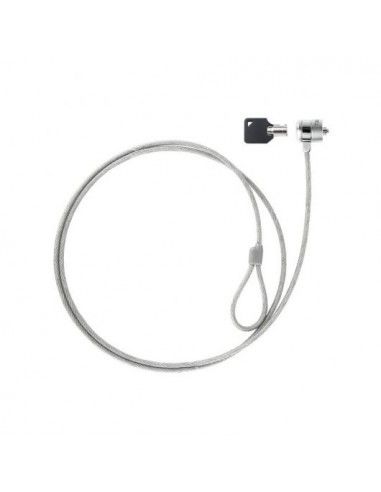 Tooq Cable de Seguridad Universal con Llave para Portátiles - Acero 4.5mm - Longitud 1.50m