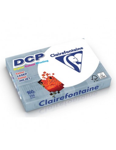 Papel A4 DCP Clairefontaine 160g 250 Hojas Blanco