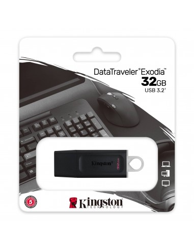 KINGSTON 64GB USB3.2 GEN 1 DATATRAVELER EXODIA...