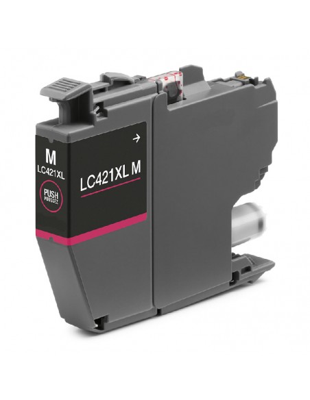 Brother LC421XL Magenta Cartucho de Tinta Compatible - Reemplaza LC421XLM