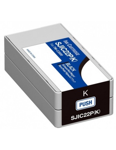 Epson SJIC22P Negro Cartucho de Tinta...