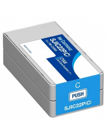 Epson SJIC22P Cyan Cartucho de Tinta Pigmentada Generico