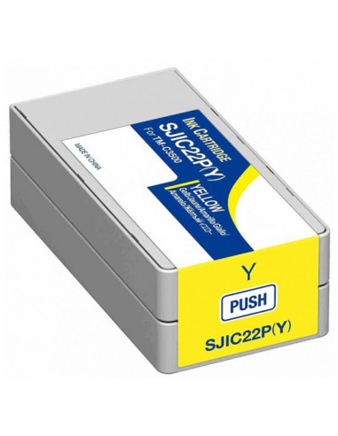Epson SJIC22P Amarillo Cartucho de Tinta...
