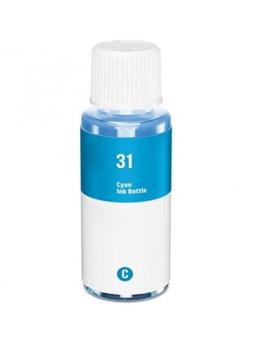 HP 31 Cyan Botella de Tinta Compatible