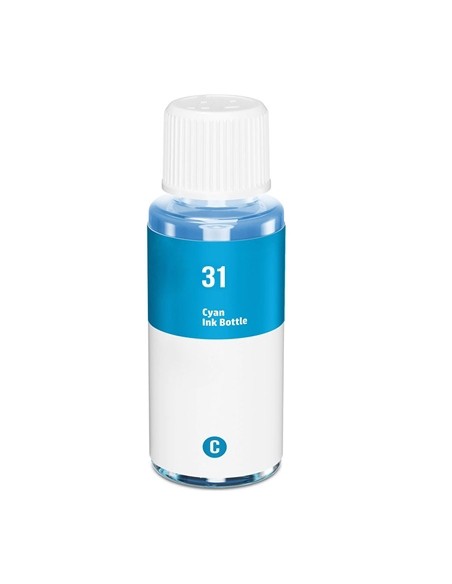 HP 31 Cyan Botella de Tinta Compatible