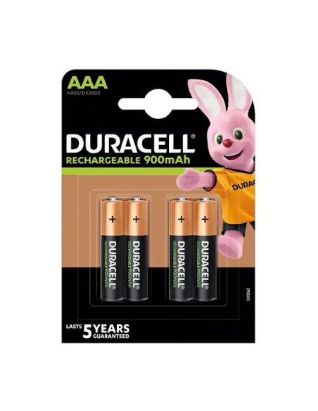 Pilas Duracell Recargable AAA /4 ud.