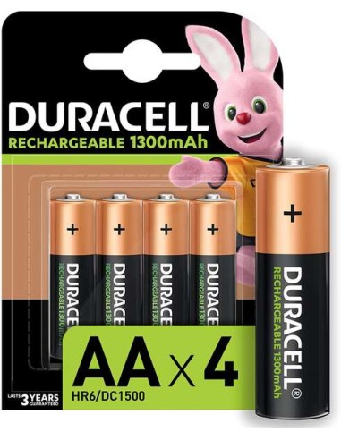 Duracell Pilas Recargables NiHM AA LR6 1.2V...