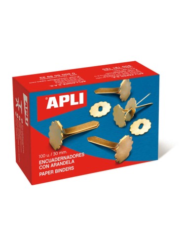 Apli Encuadernadores Metalicos con Arandela -...