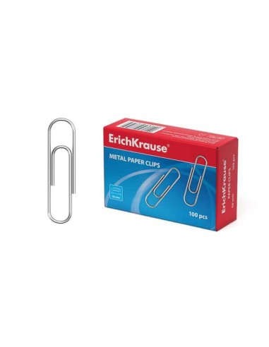 Erichkrause Clips Metalicos de Zinc - 50mm
