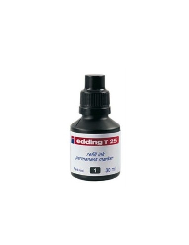 FRASCO TINTA PARA RELLENAR 30ML NEGRO EDDING...