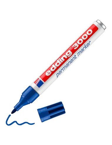Rotulador Permanente Edding 3000 Azul