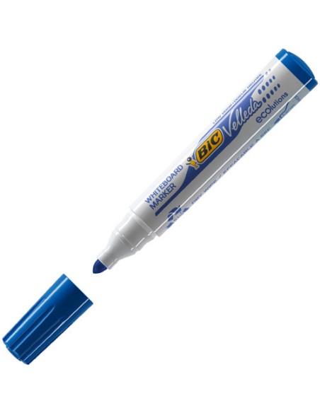 MARCADOR PARA PIZARRA BLANCA 1701 TINTA A BASE DE ALCOHOL TRAZO 1,5MM. AZUL VELLEDA 904938