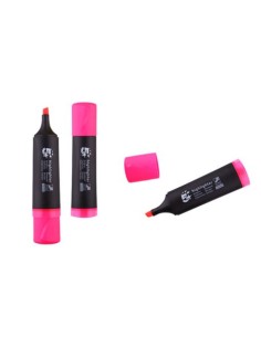 MARCADOR FLUORESCENTE TRAZO 1-5MM BISELADA ROSA