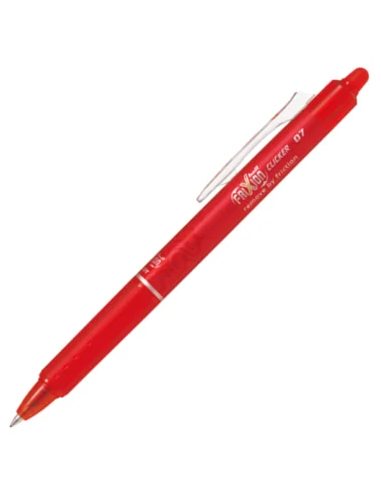 Bolígrafo Tinta Gel Pilot Frixion Clicker Rojo