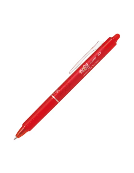Bolígrafo Tinta Gel Pilot Frixion Clicker Rojo