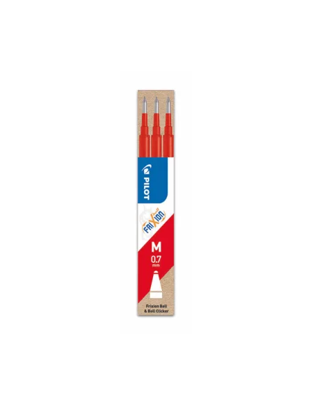 Recambio Bolígrafo Pilot Frixion Ball Rojo Blíster /3 ud.