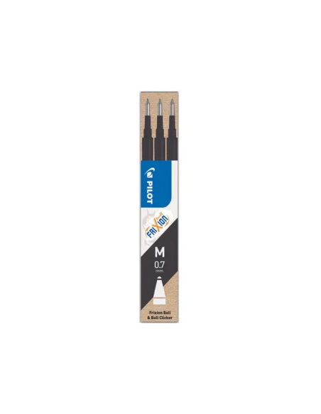 Recambio Bolígrafo Pilot Frixion Ball Negro Blíster /3 ud.