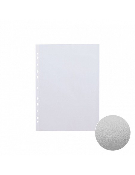 SET DE 100 FUNDAS MULTITALADRAS GLOSSY CLEAR, 60 MCM, A4, TRANSPARENTE ERICH KRAUSE