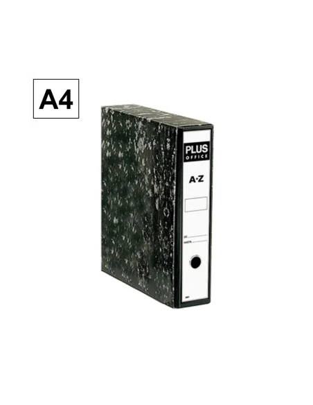 Archivador Rado Az Plus Office A4 Negro Jaspeado