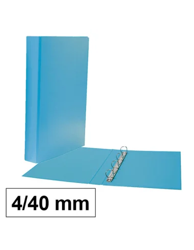 Carpeta Anillas Plus Office Folio 4/40mm Azul...