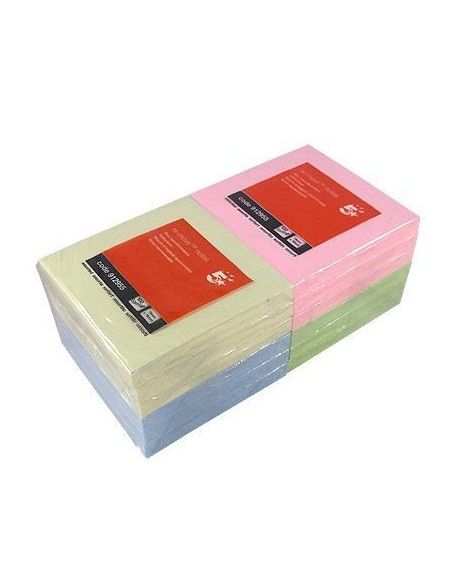 5 STAR Notas adhesivas Re-Move 100h Colores pastel surtidos 76x76mm